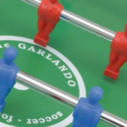 Biliardino Gioco Pieghevole Salvaspazio Calciobalilla Blu da Interno