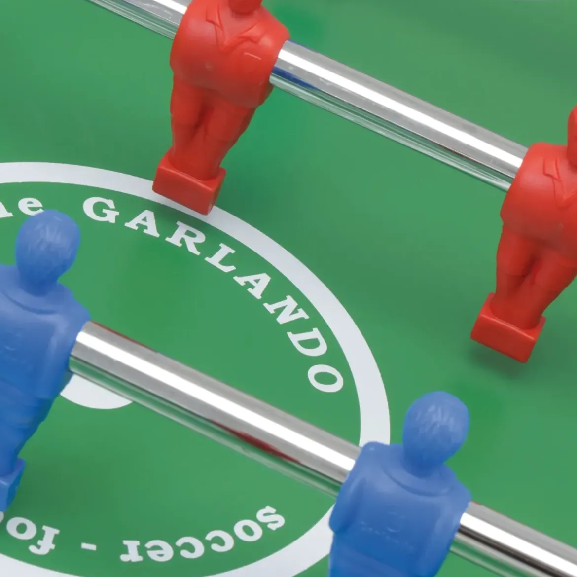 Biliardino Gioco Pieghevole Salvaspazio Calciobalilla Blu da Interno