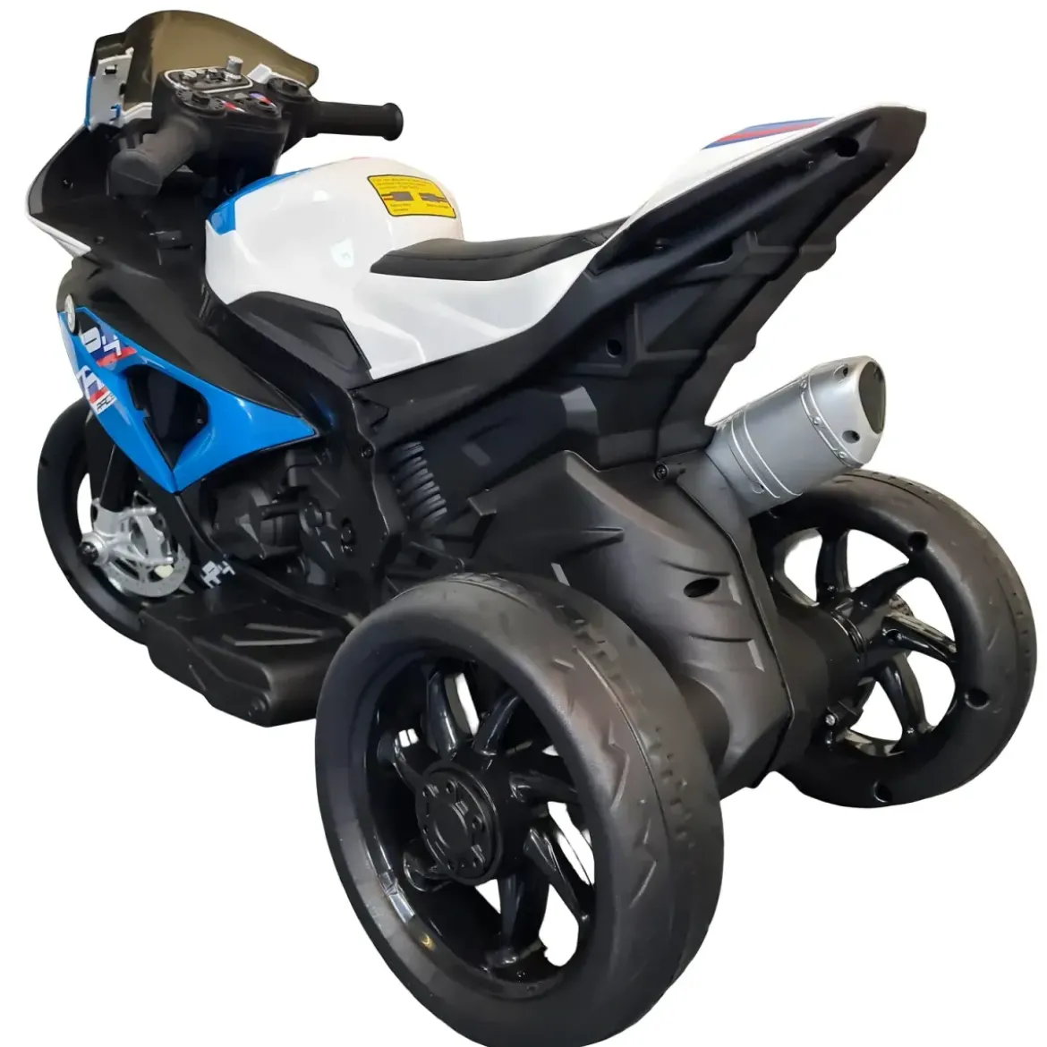 BMW Moto Elettrica per Bambini a Batteria 3 Ruote Scooter Triciclo Cavalcabile