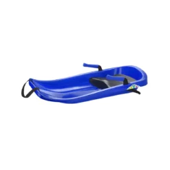Bob Neve Bambini 85x41,5 cm Monoposto con 2 Leve Freno e Sterzo