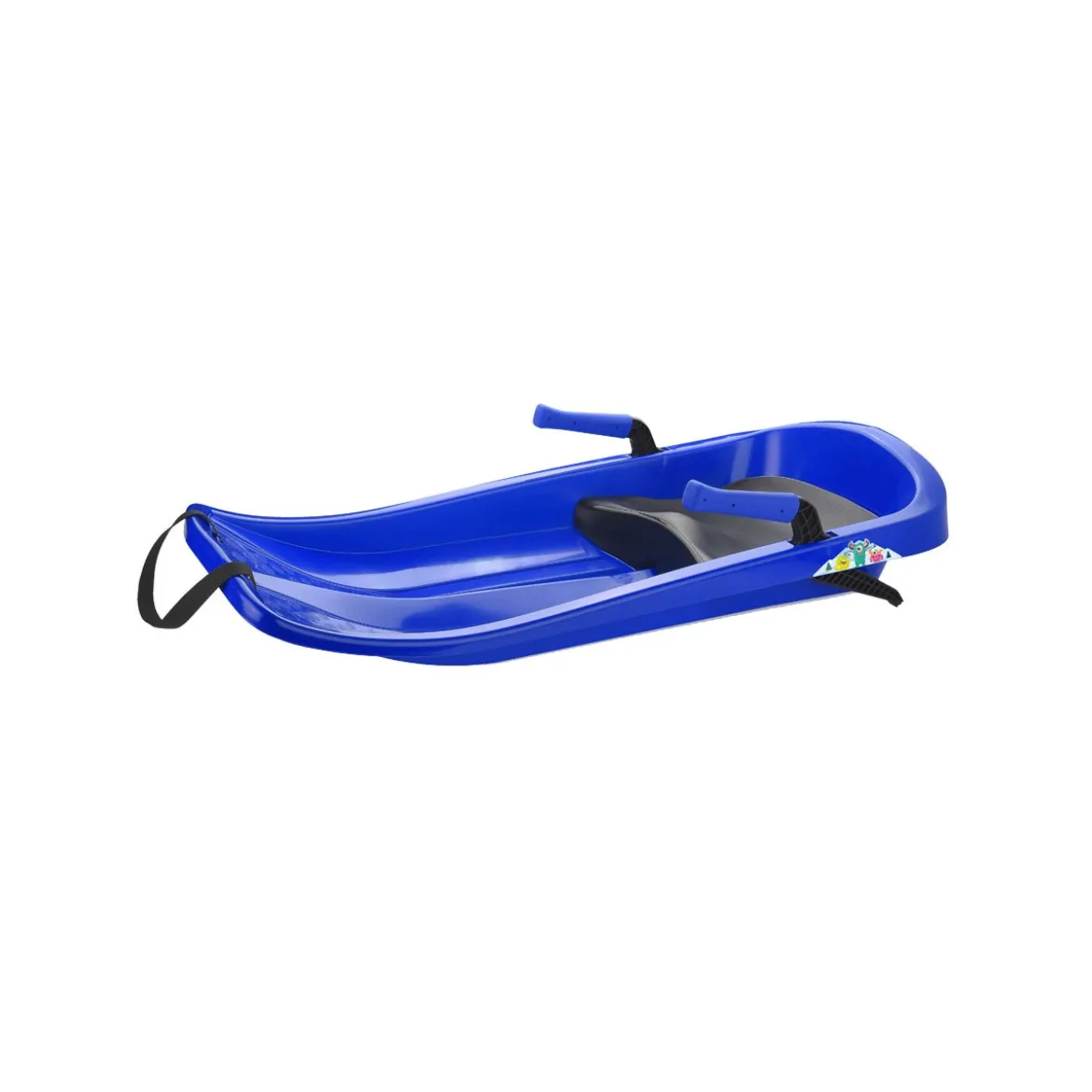 Bob Neve Bambini 85x41,5 cm Monoposto con 2 Leve Freno e Sterzo