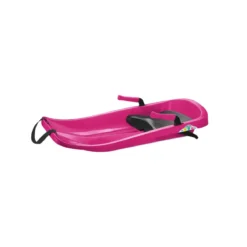 Bob Neve Bambini 85x41,5 cm Monoposto con 2 Leve Freno e Sterzo