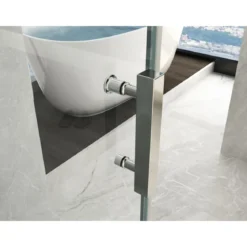 Box Cabina Doccia Anta Battente 80 90 100 120 140 Fissa Angolare 8mm Cristallo