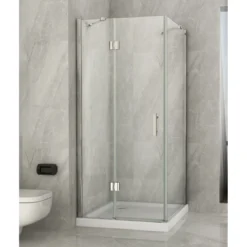 Box Cabina Doccia Anta Battente 80 90 100 120 140 Fissa Angolare 8mm Cristallo