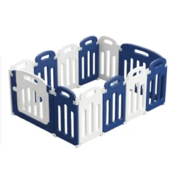 Box da Gioco per Bambini Recinzione Componibile Ripiegabile e Salvaspazio