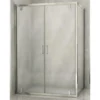 Box Doccia Angolare 2 Lati Ante Saloon Battente Parete Fissa Vetro 6 mm Opaco