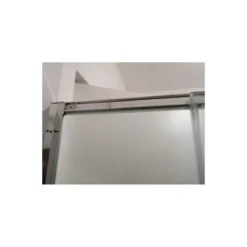 Box Doccia Angolare 6mm Opaco Anta Fissa Porta Scorrevole Anticalcare Cristallo