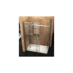 Box Doccia Angolare 8 mm Parete Fissa Scorrevole 70 80 90 100 120 140 Cristallo
