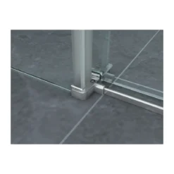 Box Doccia Angolare 8 mm Porta Scorrevole 70 80 90 100 120 140 Lati in Cristallo