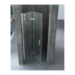 Box Doccia a Nicchia Libro 60 70 80 90 100 8 mm 1 Anta Parete in Cristallo Vetro