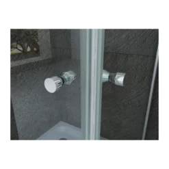 Box Doccia 2 Ante Battente Angolare 8 mm Cristallo Vetro