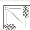 Box Doccia Bianco PVC Angolare Scorrevole Angolo Porte a Soffietto 2 Ante Lati