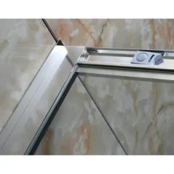 Box Doccia Cristallo 4mm Angolare Ante Scorrevoli Quadrato Rettangolare