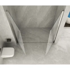 Box Doccia Cristallo 8 mm 2 Ante Battenti da 60 a 100 cm Nicchia