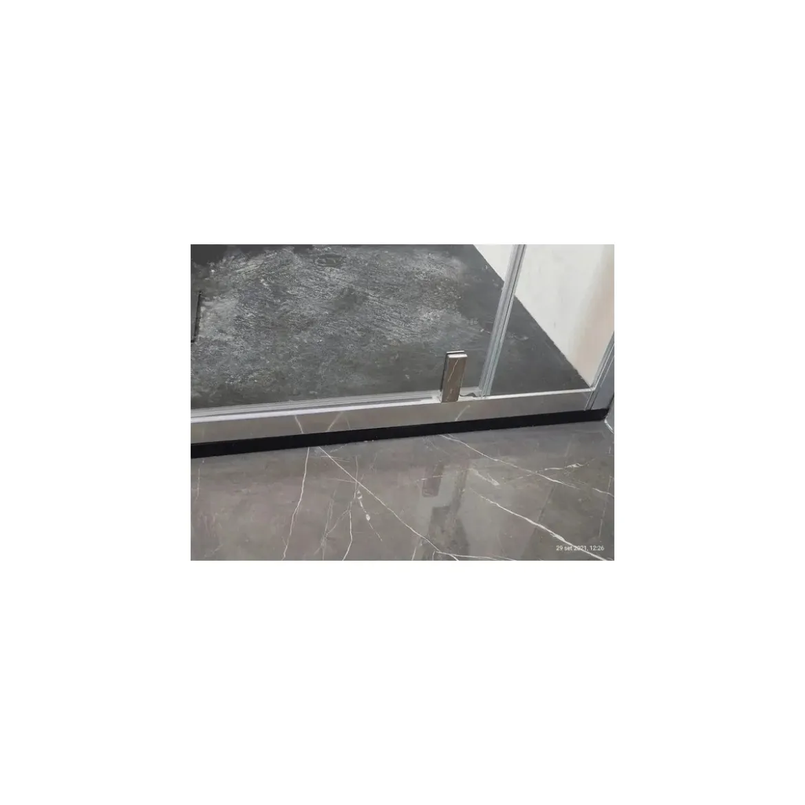 Box Doccia 3 Lati 6 mm Anta Battente Saloon 60 70 80 90 100 110 120 130 140 cm