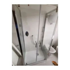 Box Doccia 3 Lati 6 mm Anta Battente Saloon 60 70 80 90 100 110 120 130 140 cm