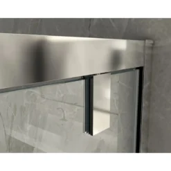 Box Doccia Nicchia 2 Ante Battente Saloon Vetro 6 mm Porta Parete in Cristallo
