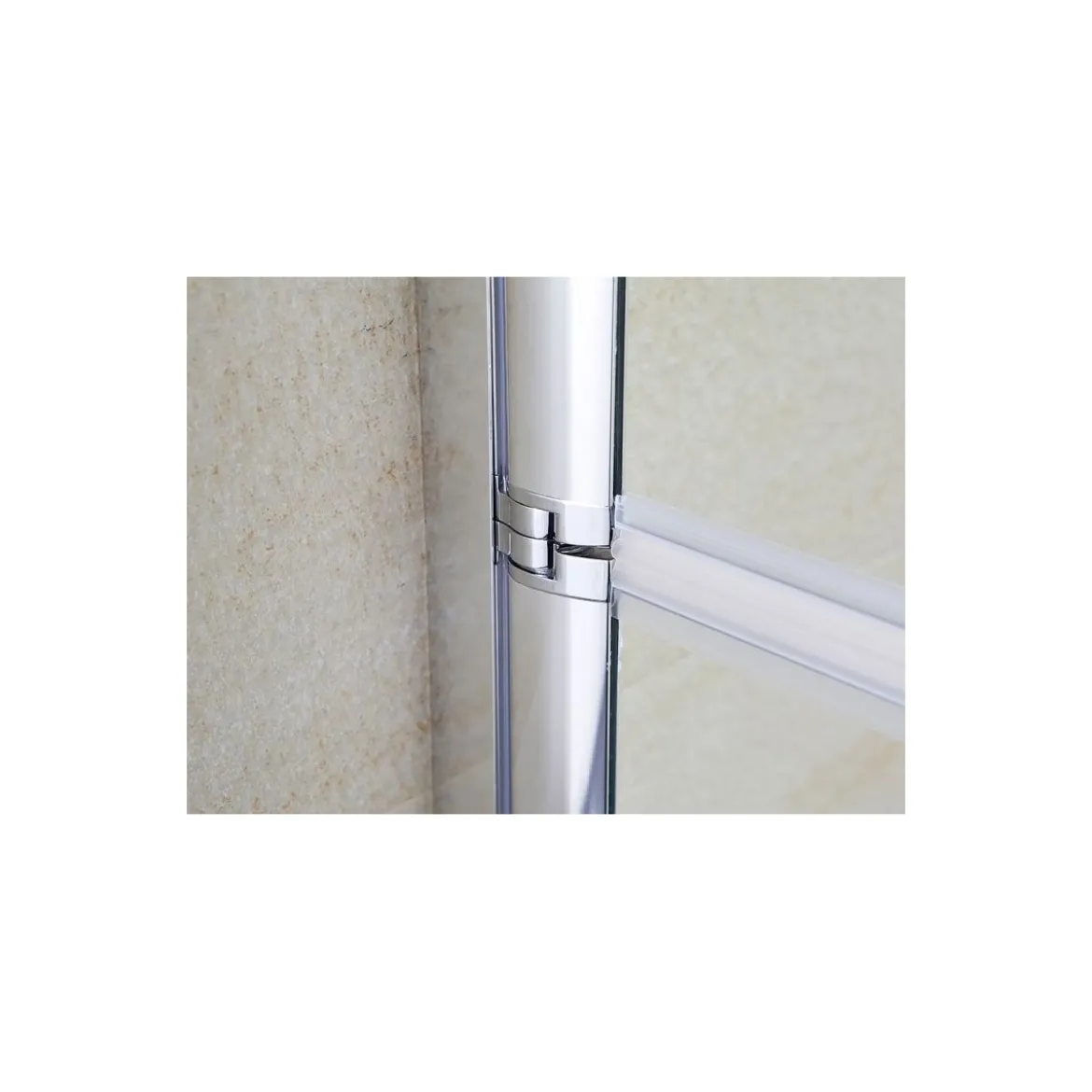 Box Doccia Nicchia 6 mm Anta Battente 70 80 90 100 Porta Parete Cristallo Vetro