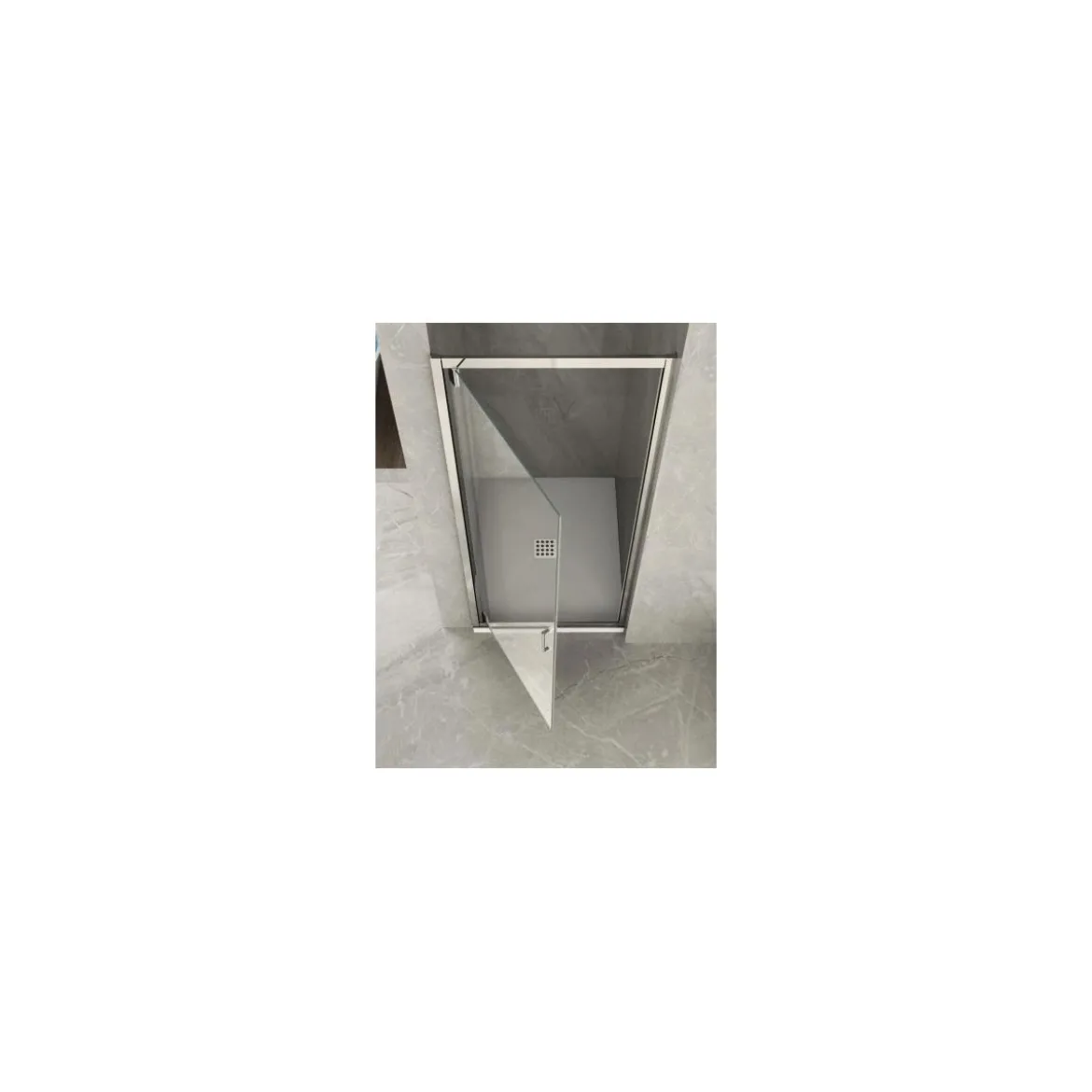 Box Doccia Nicchia 6 mm Anta Battente 65 70 75 80 Porta Parete Cristallo Vetro