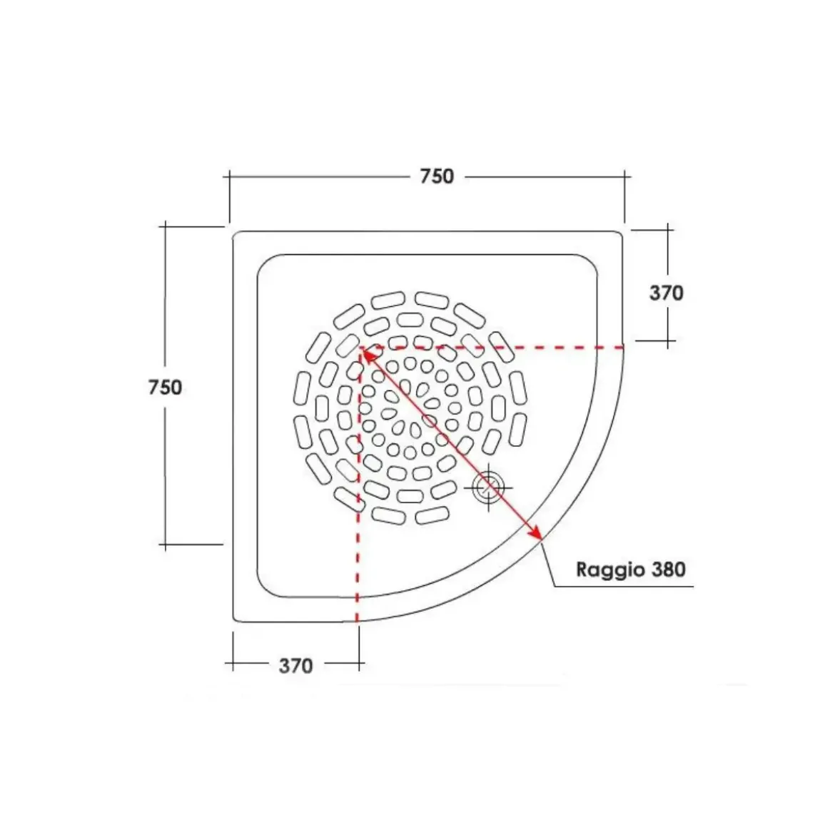 Box Doccia Semicircolare Tondo in PVC Rettangolare a Soffietto Quadrato 2 Lati