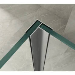 Box Doccia Sopravasca Anta Fissa Pieghevole Vetro 6mm 70x85+40 cm