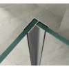 Box Doccia Sopravasca Anta Pieghevole Vetro 6mm 85+40 cm