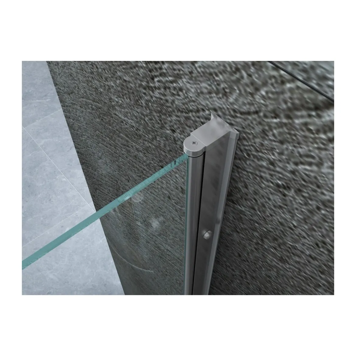 Box Doccia Tondo 80x80 90x90 2 ante Battente 6mm Semicircolare Vetro Cristallo