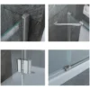 Box Doccia Tondo 80x80 90x90 8 mm 2 ante Battente Semi Circolare Vetro Cristallo