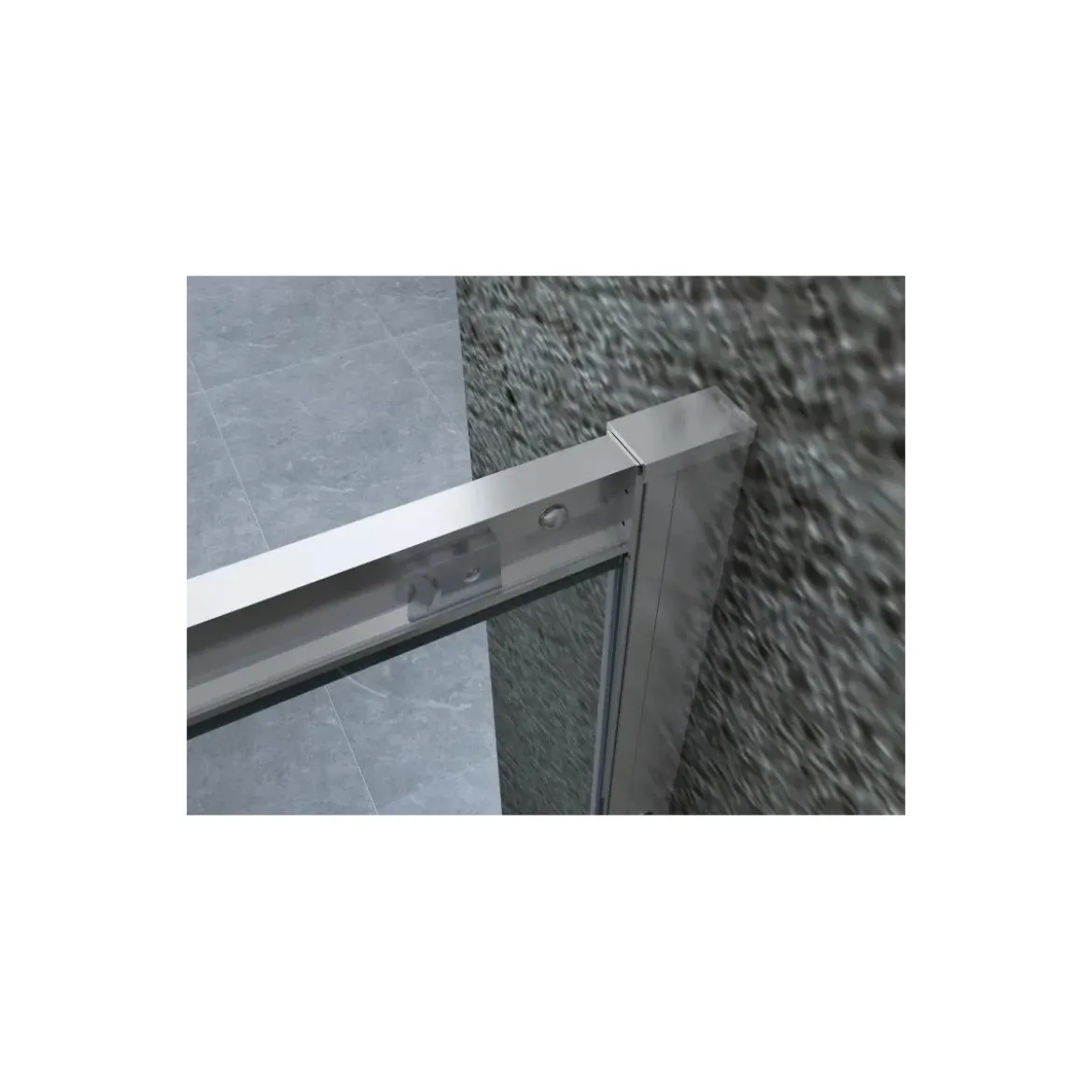 Box Doccia tre 3 Lati 6 mm 2 Scorrevoli Trasparente Anta fissa 70x 80 90 100 120