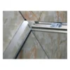 Box Doccia Vetro OPACO Anticalcare Temperato 4MM Apertura Angolare Doppio Scorrevole H185