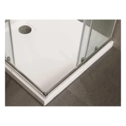 Box Doccia Vetro OPACO Anticalcare Temperato 4MM Apertura Angolare Doppio Scorrevole H185