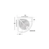 Box Doccia 70x90 Vetro Opaco 80x80 90x90 Semicircolare 6mm Scorrevole 190
