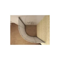 Box Doccia 70x90 Vetro Opaco 80x80 90x90 Semicircolare 6mm Scorrevole 190