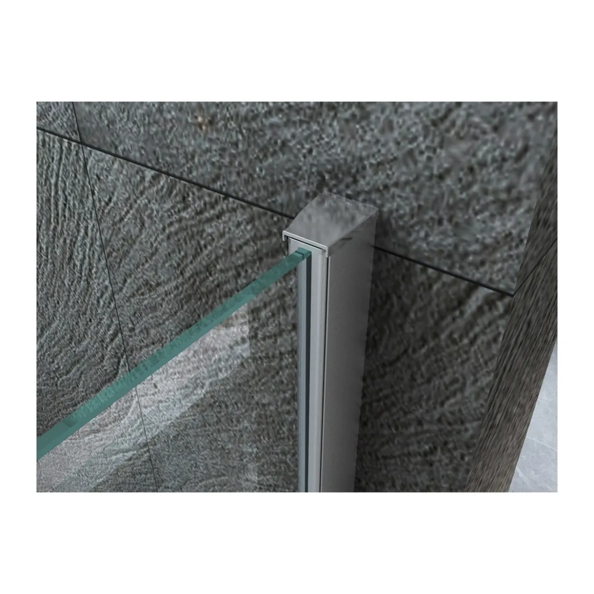 Box Doccia 80x80 90x90 8 mm 2 Ante Scorrevole Tondo Circolare in Vetro Cristallo