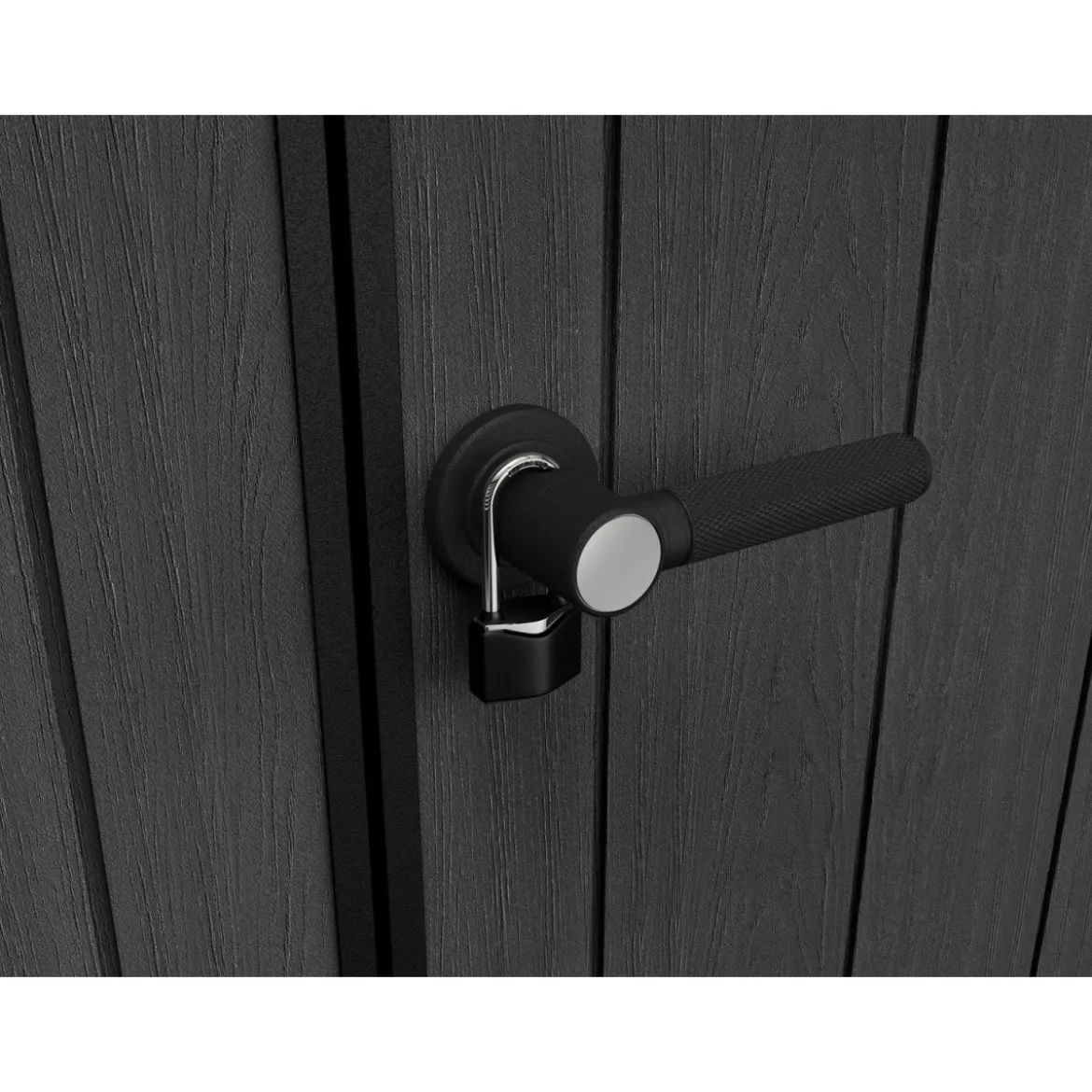 Box in Resina Oakland Casetta Keter 229x223 cm con Pavimento