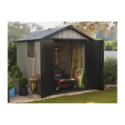 Box in Resina Oakland Casetta Keter 229x223 cm con Pavimento