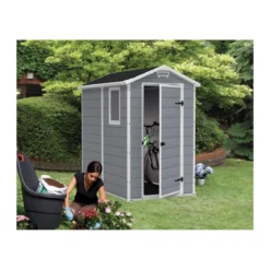 Box per Esterno Keter Manor 130x192 da Giardino Grigio