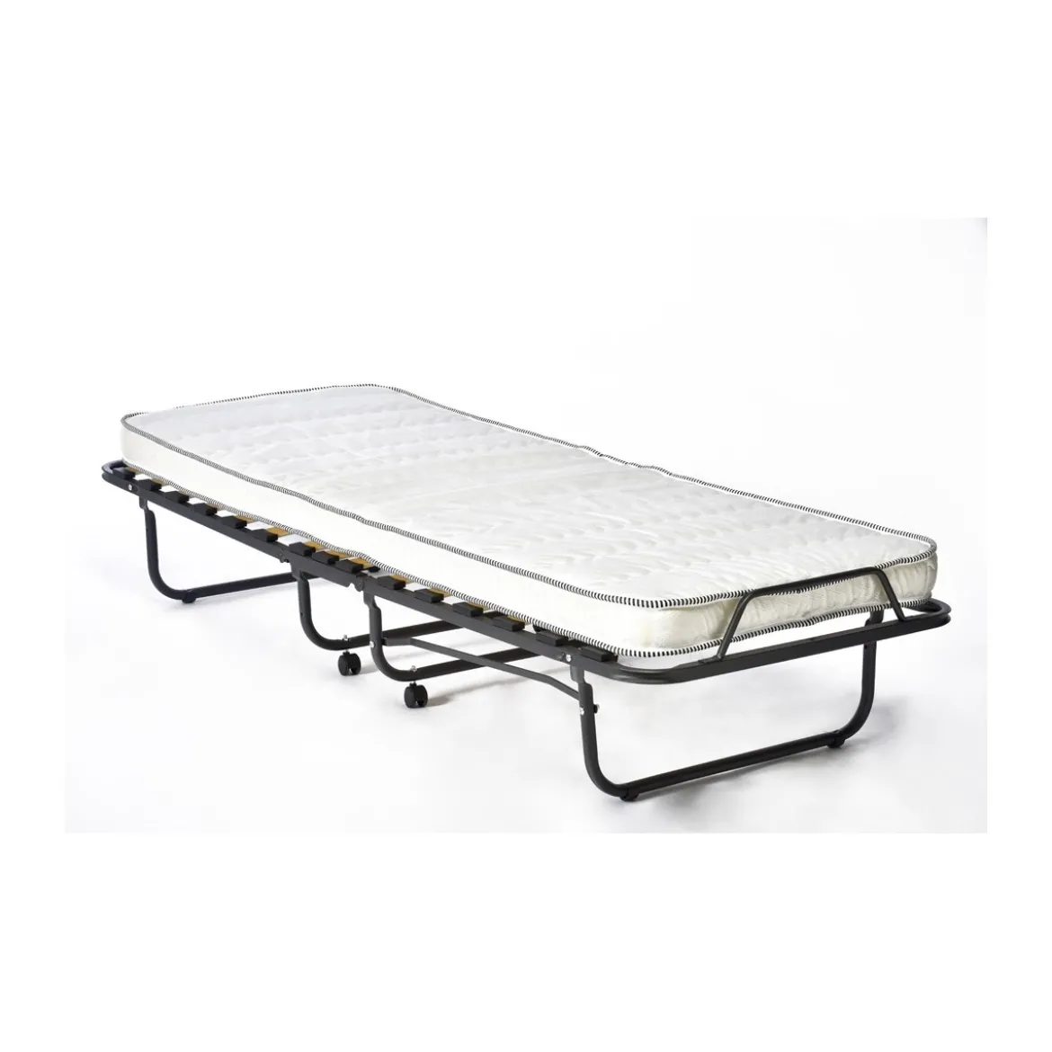 Brandina Pieghevole con Materasso 80x190 Letto Singolo Doghe Branda Poliuterano