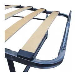 Brandina Pieghevole con Materasso 80x190 Branda Letto Singolo a Doghe