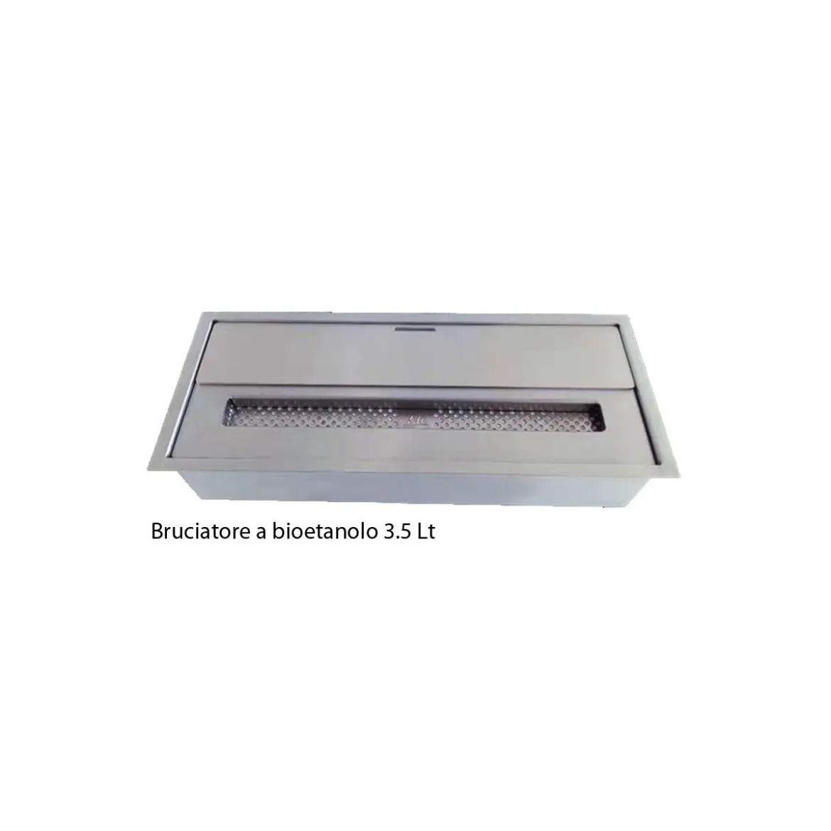 Bruciatore a Bioetanolo Acciaio 3.5 Litri Inserto per Camino Etanolo 4kw Stufa