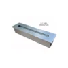 Bruciatore a Bioetanolo Liquido 40x10 cm Acciaio Etanolo Inserto Camino Stufa