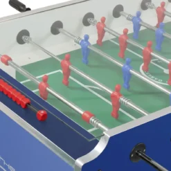 Calciobalilla Blu con Aste Uscenti Biliardino Impermeabile da Esterno