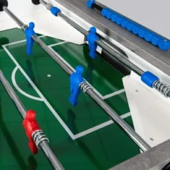 Calciobalilla Rovere Grigio Biliardino Gioco per Famiglia da Interno