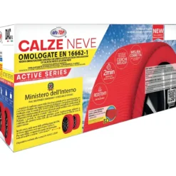 Calze da Neve per Auto Omologate Taglia XS Tessuto ad Alta Aderenza