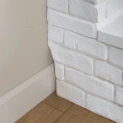 Caminetto Elettrico a Led Tagu Rolf Effetto Cemento Bianco
