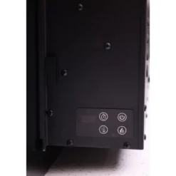 Caminetto Elettrico da Parete 180 cm con Fiamma Finta a Led 1500W