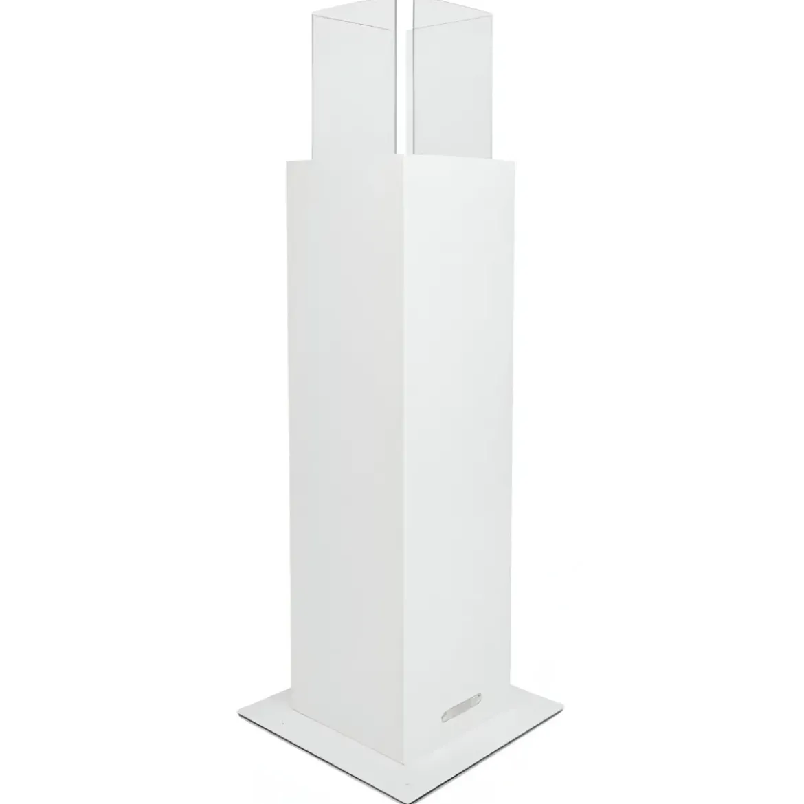 Camino a Bioetanolo a Colonna 70cm Bianco 3kW da Giardino Moderno