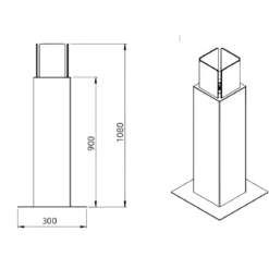 Camino a Bioetanolo a Colonna 110cm Bianco 3kW da Giardino Moderno