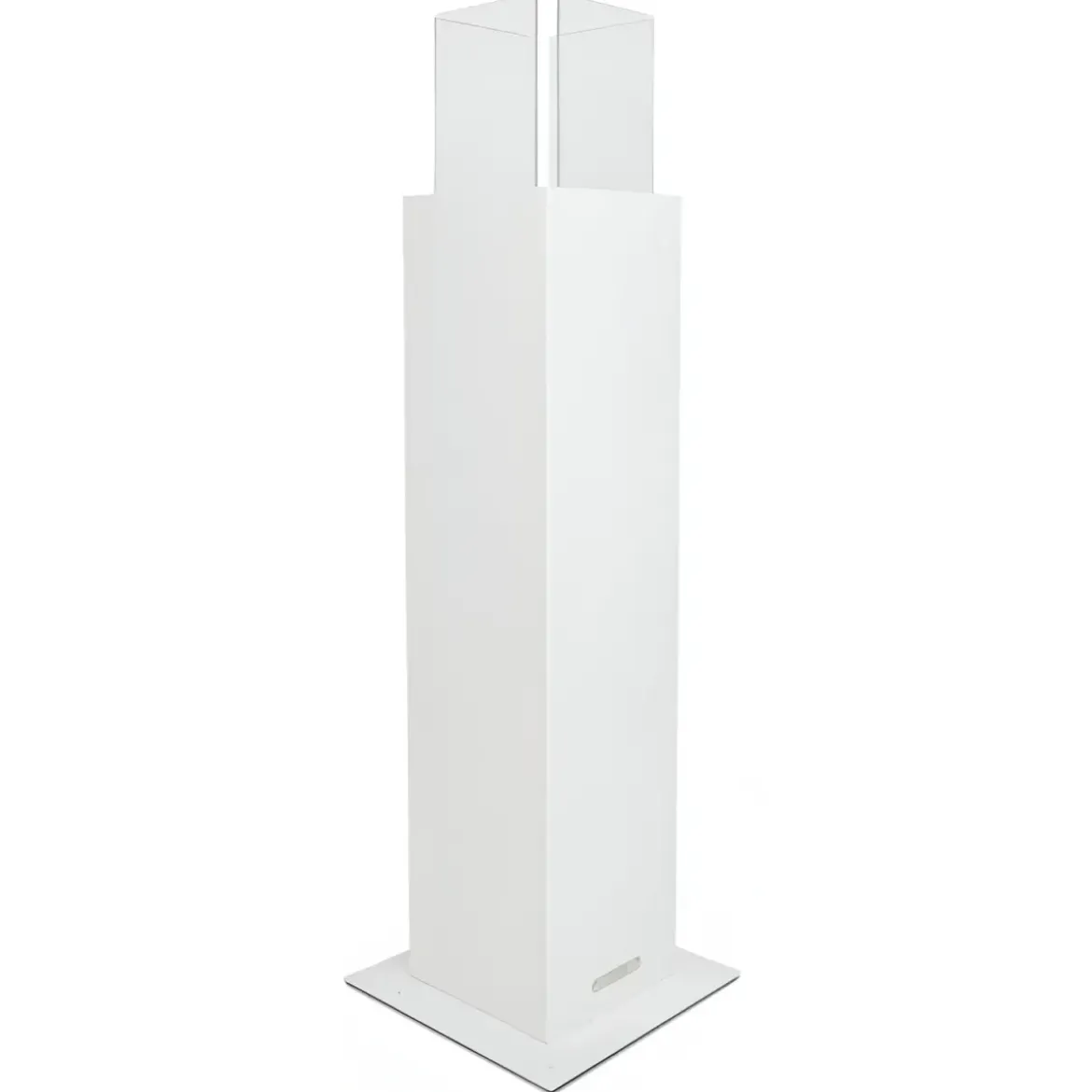 Camino a Bioetanolo a Colonna 110cm Bianco 3kW da Giardino Moderno