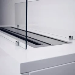 Camino a Bioetanolo da Pavimento 4,5L Bianco Autoportante 4kW Moderno